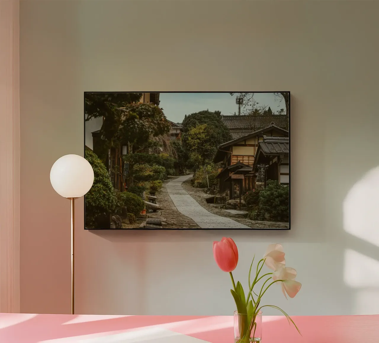 Magome Town in Japan acrylic glass by Marcel Bisig