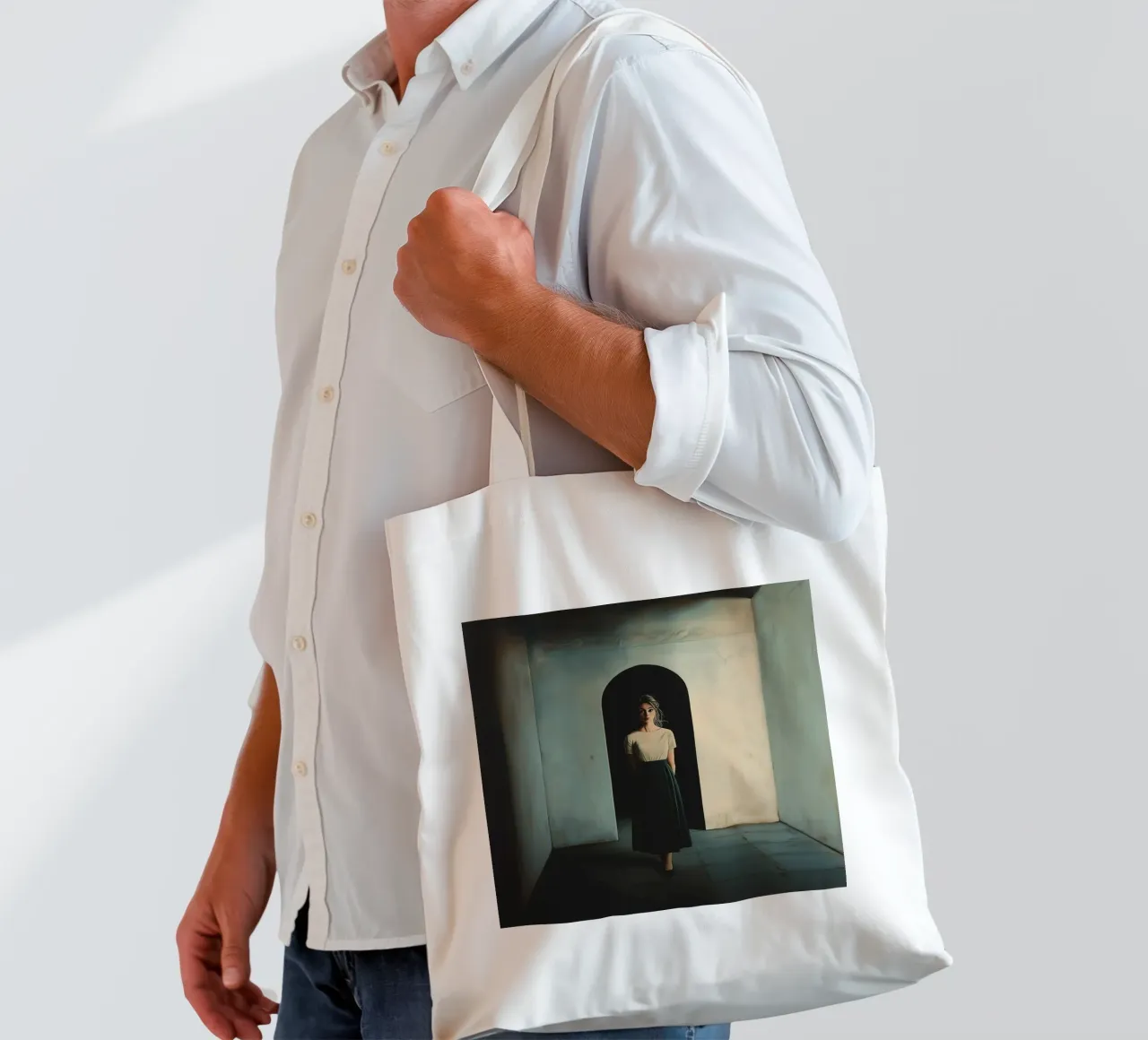 Asylum borsa in juta da Synthaira