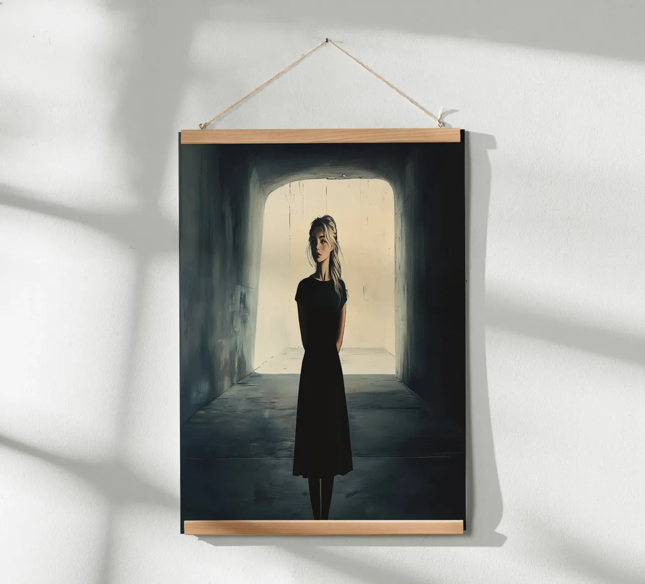 Mysterious Asylum girl carta hahnemühle da Synthaira