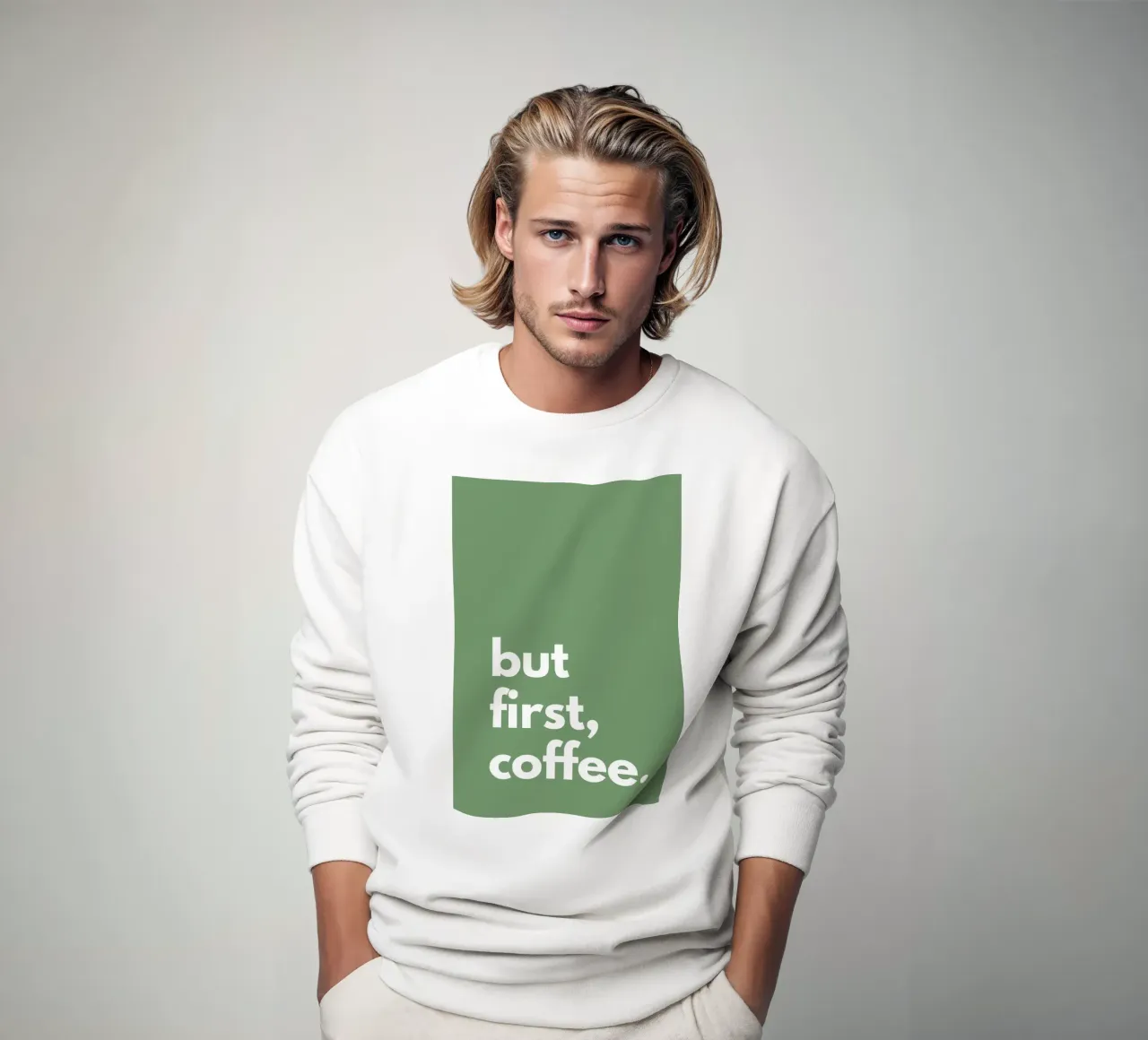 but first, coffee. felpa da NORDLICHT DESIGNS