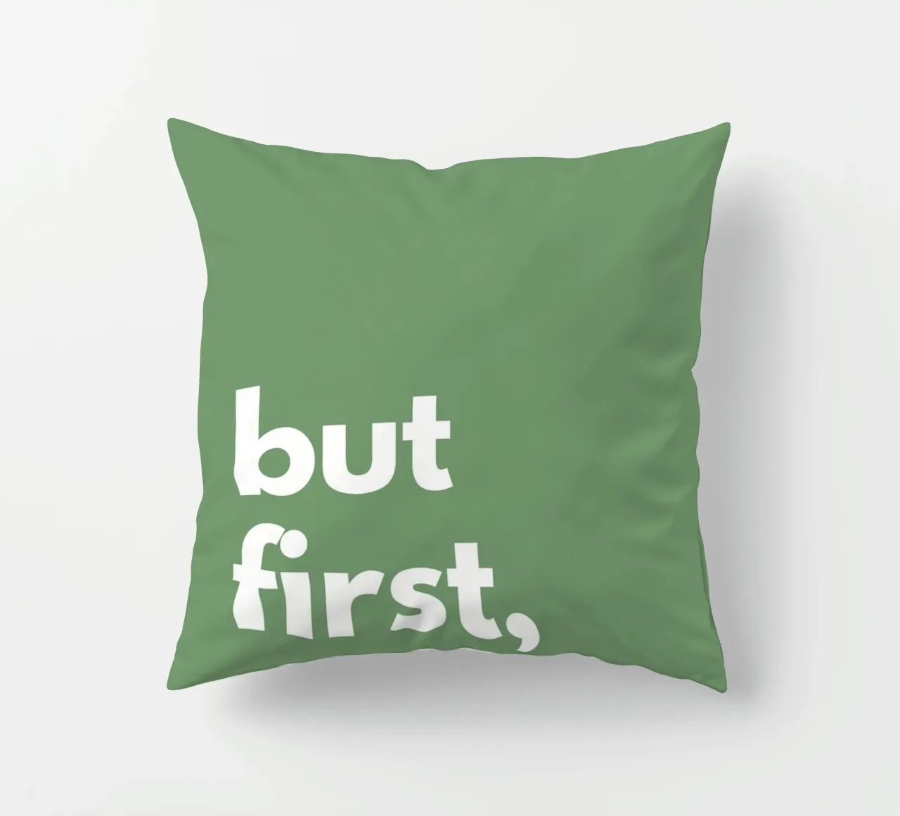 but first, coffee. cuscino da NORDLICHT DESIGNS