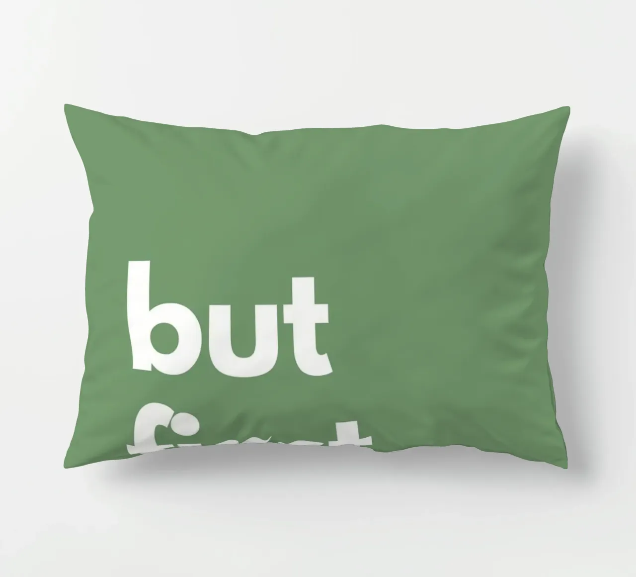but first, coffee. cuscino da NORDLICHT DESIGNS