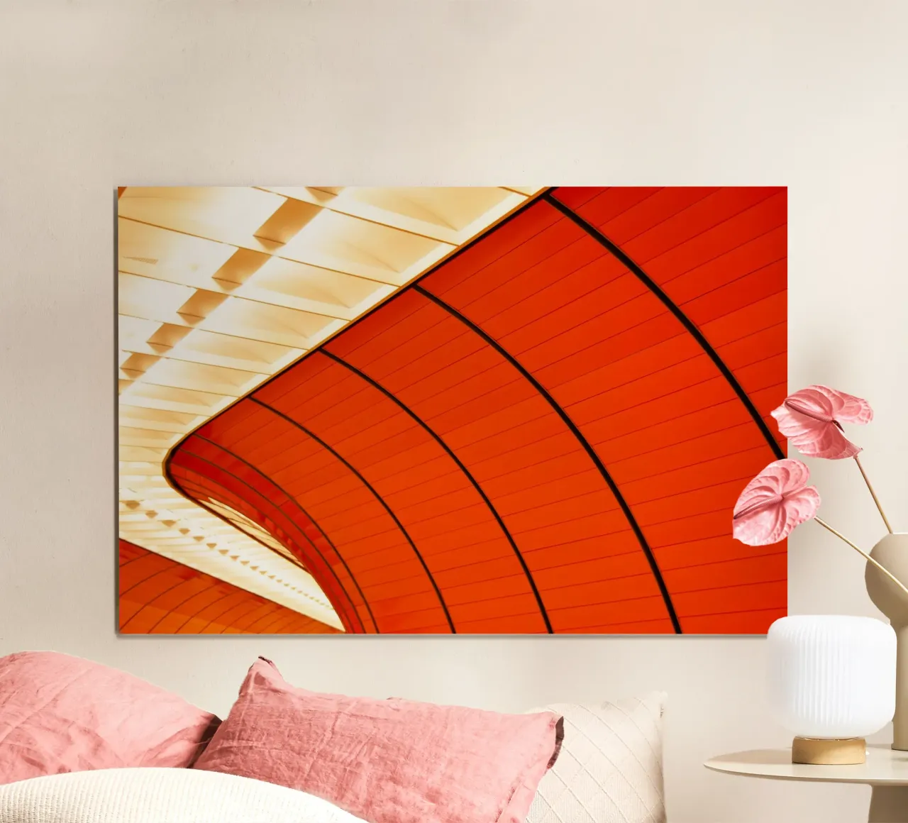 Marienplatz poster con telaio in legno da Flo Klein