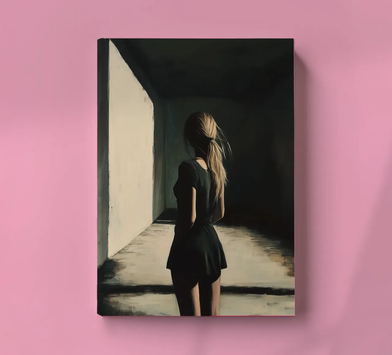 Mysterious asylum girl notebook by Synthaira