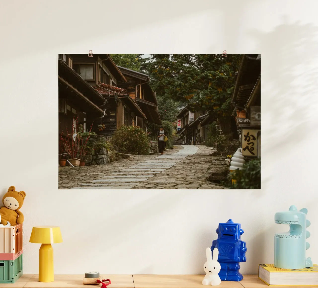 Magome Town in Japan poster by Marcel Bisig