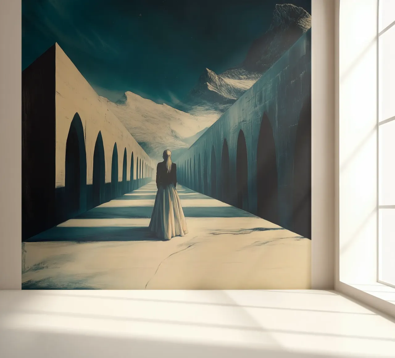 Perspective fotobehang van Synthaira