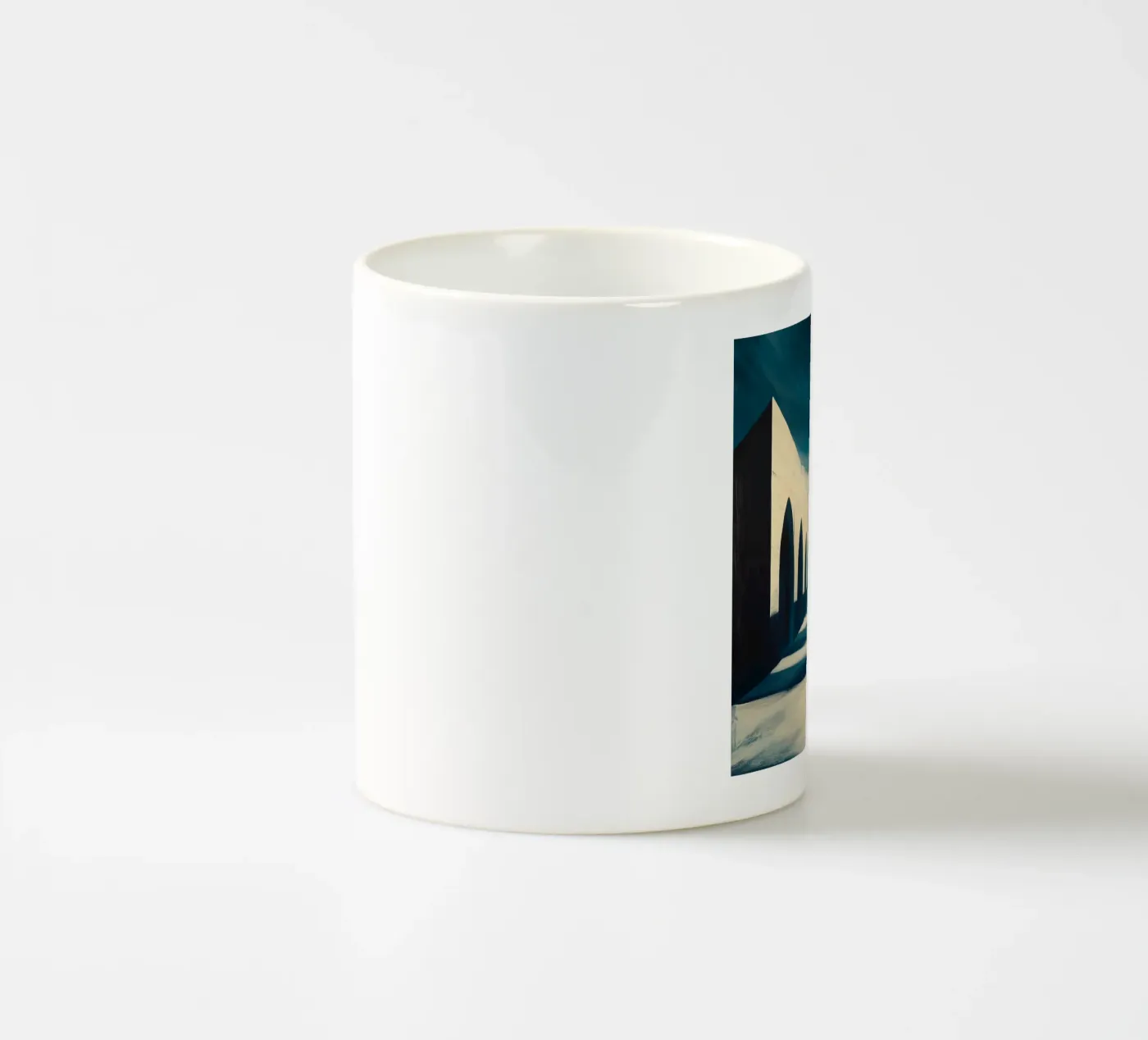 Perspective ceramic mug by Synthaira