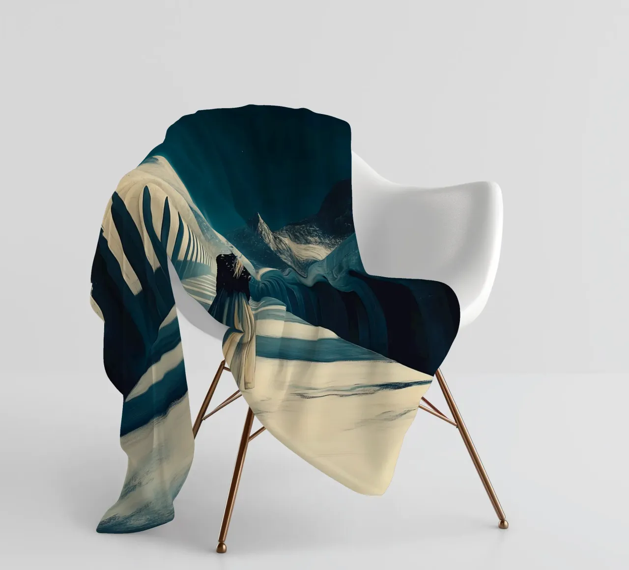 Perspective fleece blanket by Synthaira