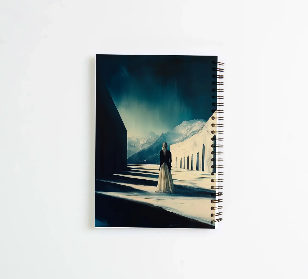 Arch in the sky spiral notebook by Synthaira