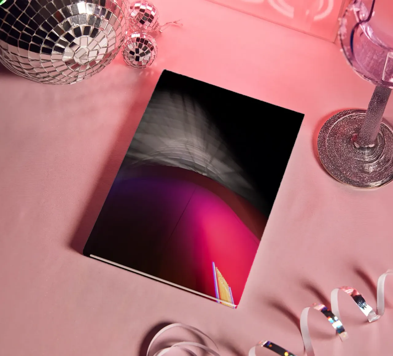 Pink Building notebook by Flo Klein