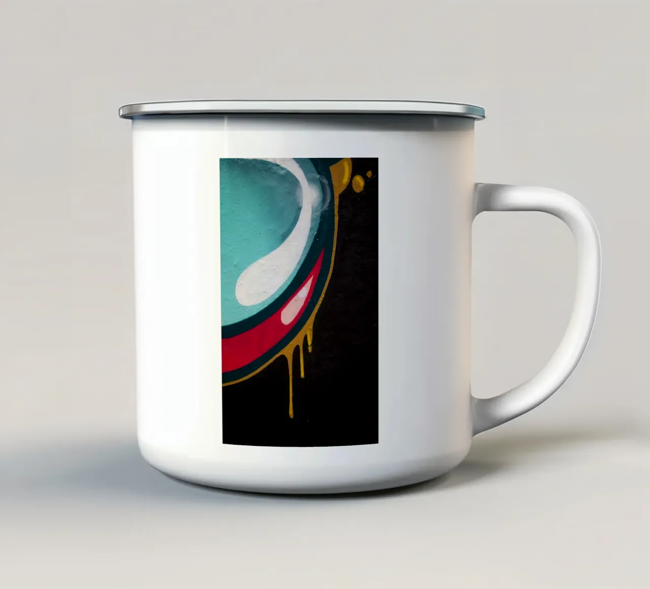 Drop Graffiti tazza in smalto da Flo Klein