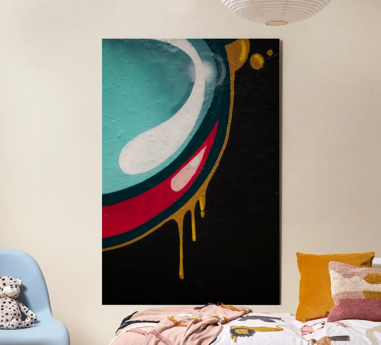 Drop Graffiti alluminio dibond da Flo Klein