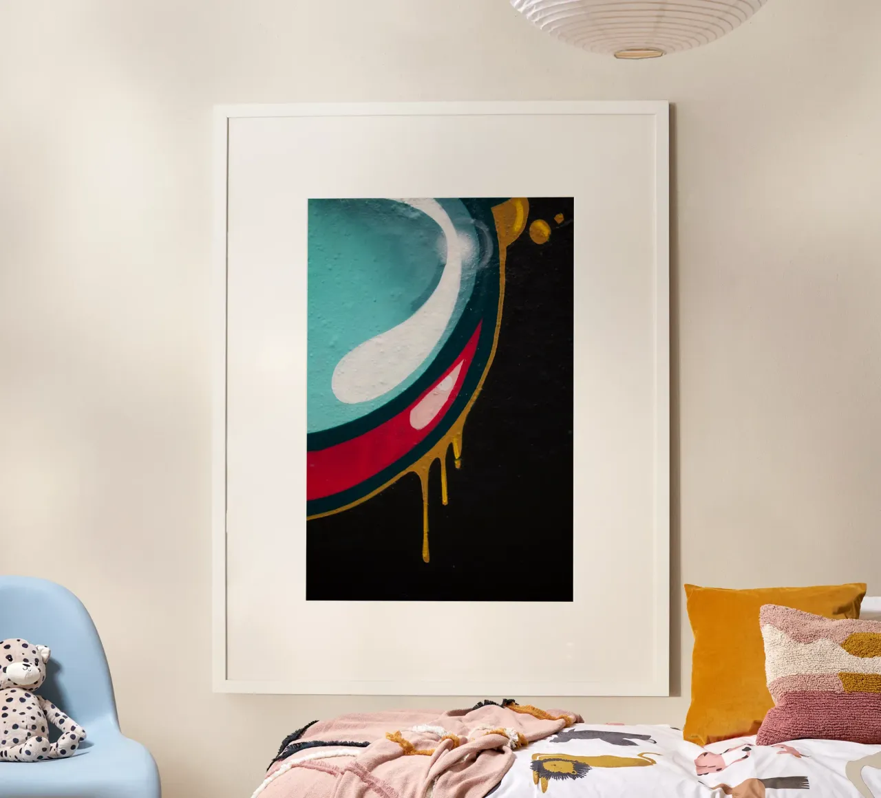 Drop Graffiti poster da Flo Klein Gallery