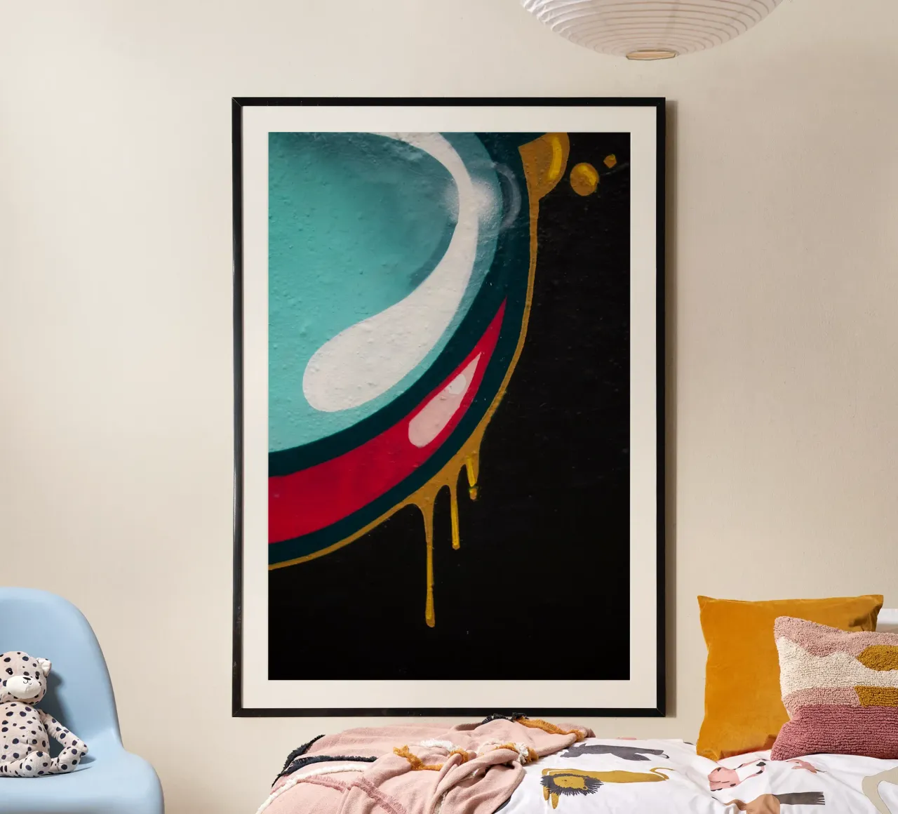 Drop Graffiti poster da Flo Klein Gallery