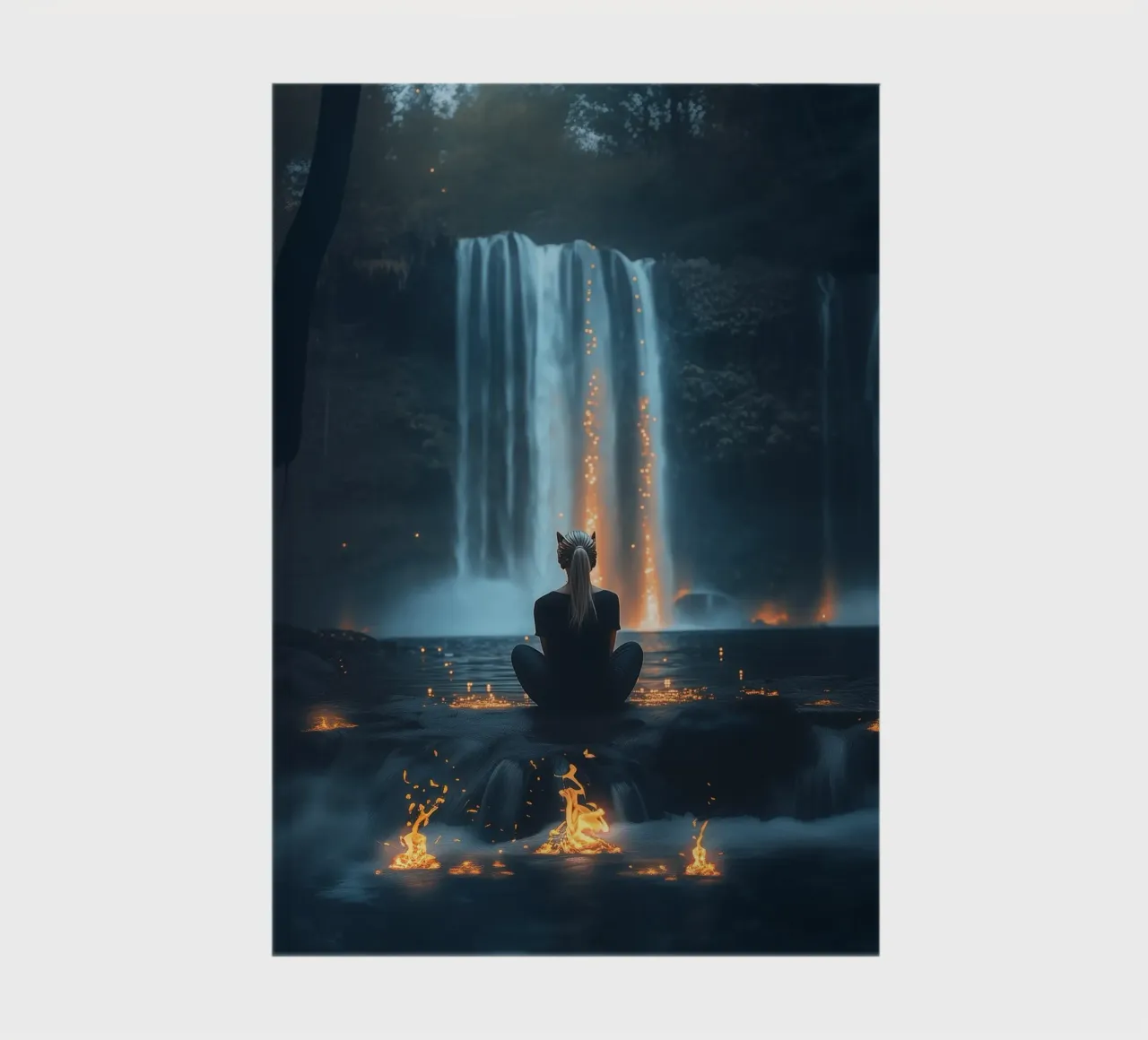 Waterfalls notebook by Synthaira