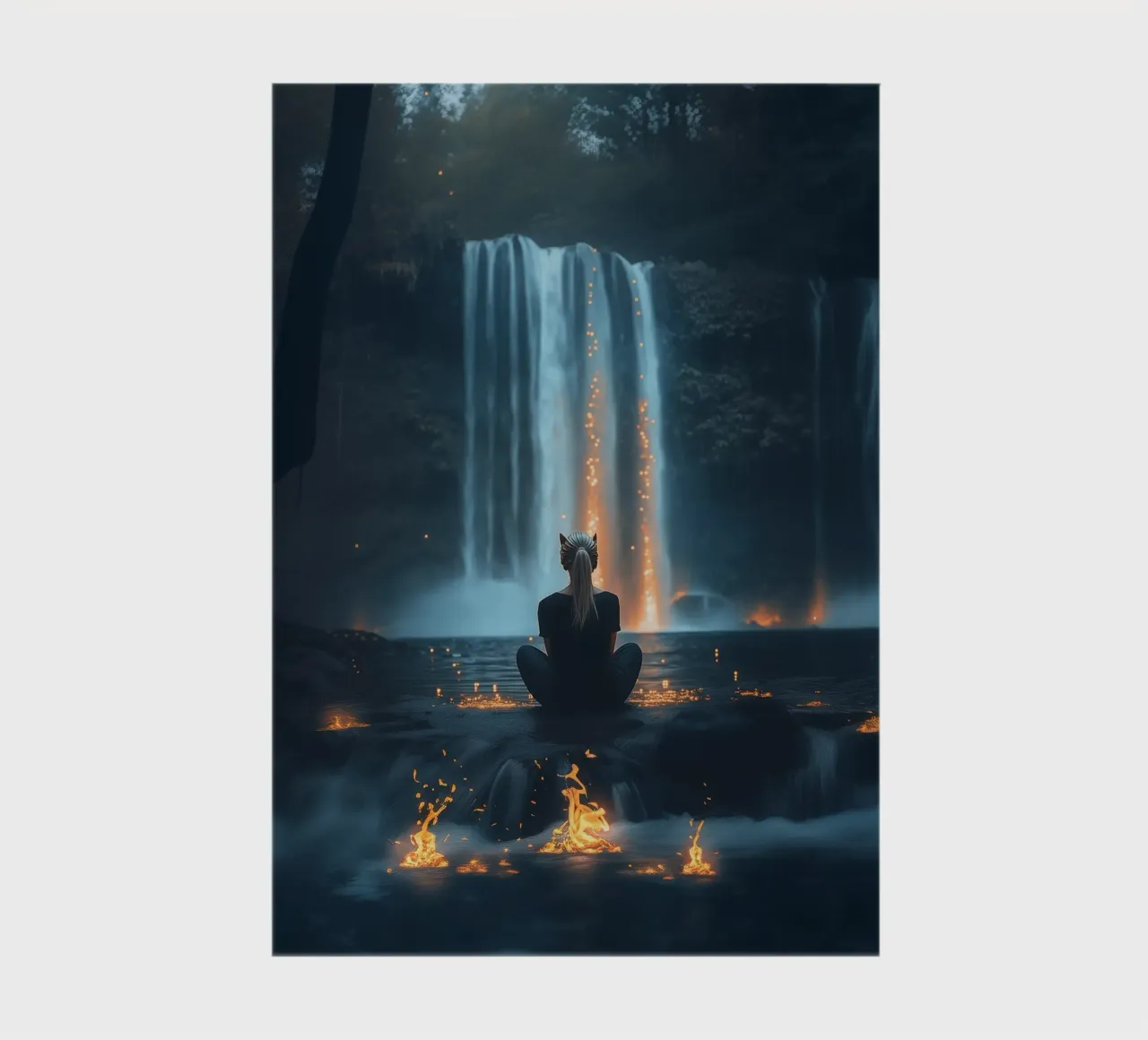 Waterfalls notebook by Synthaira