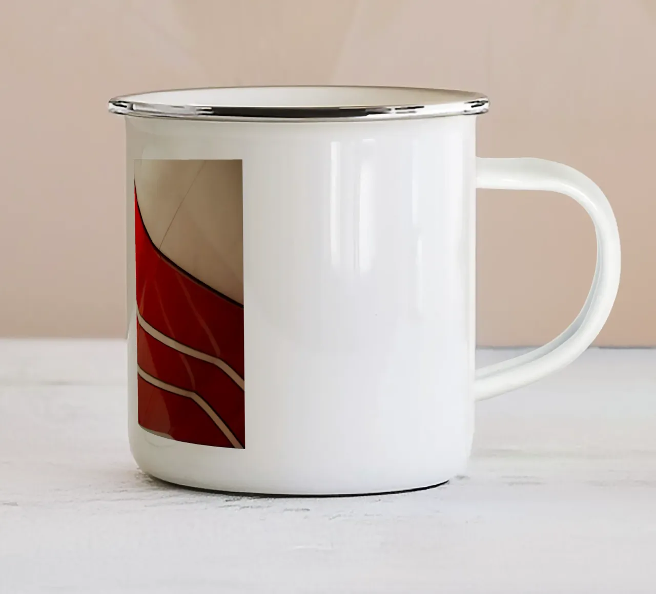 Untergrund Station Part 2 Emaille Tasse von Flo Klein