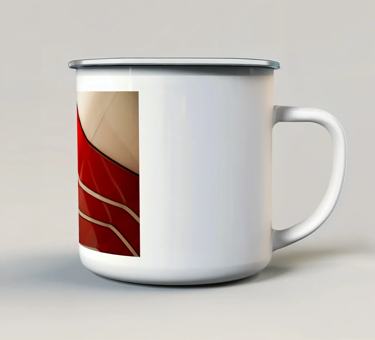 Untergrund Station Part 2 Emaille Tasse von Flo Klein