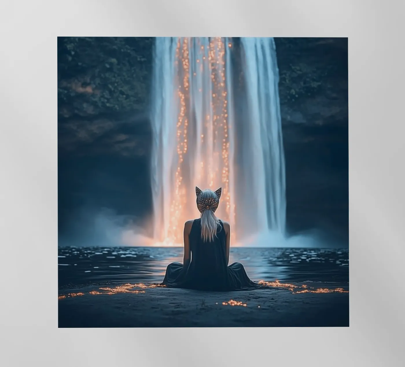 Waterfall pellicola backlit da Synthaira