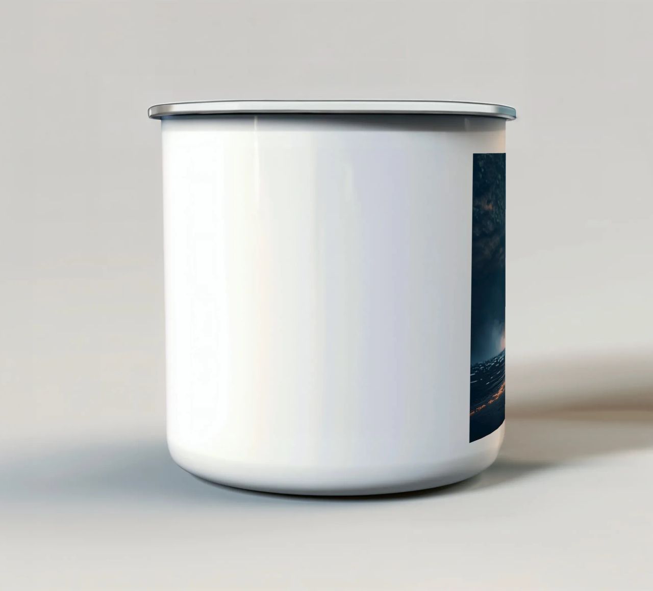 Waterfall tazza in smalto da Synthaira