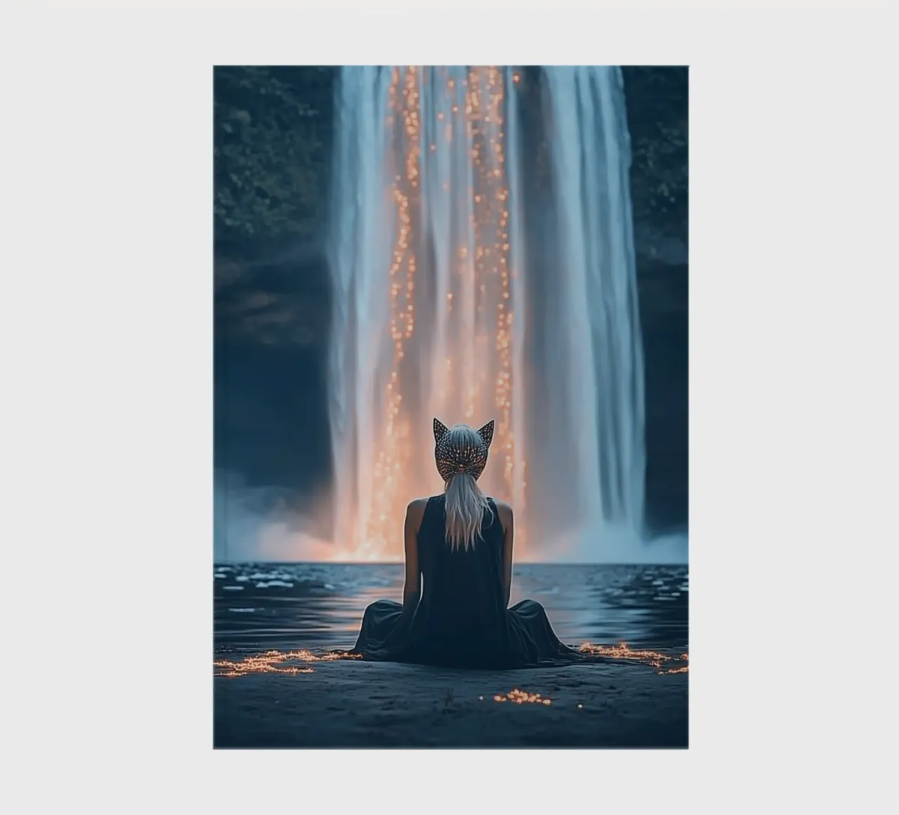 Waterfall notebook by Synthaira