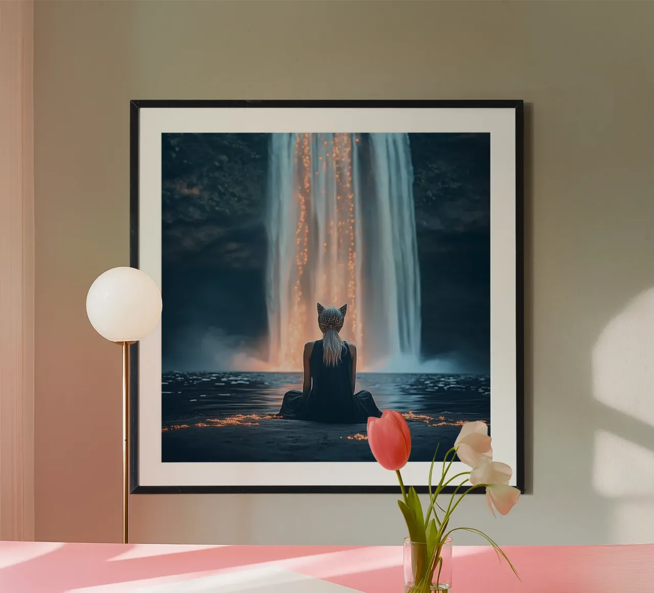 Waterfall poster da Synthaira