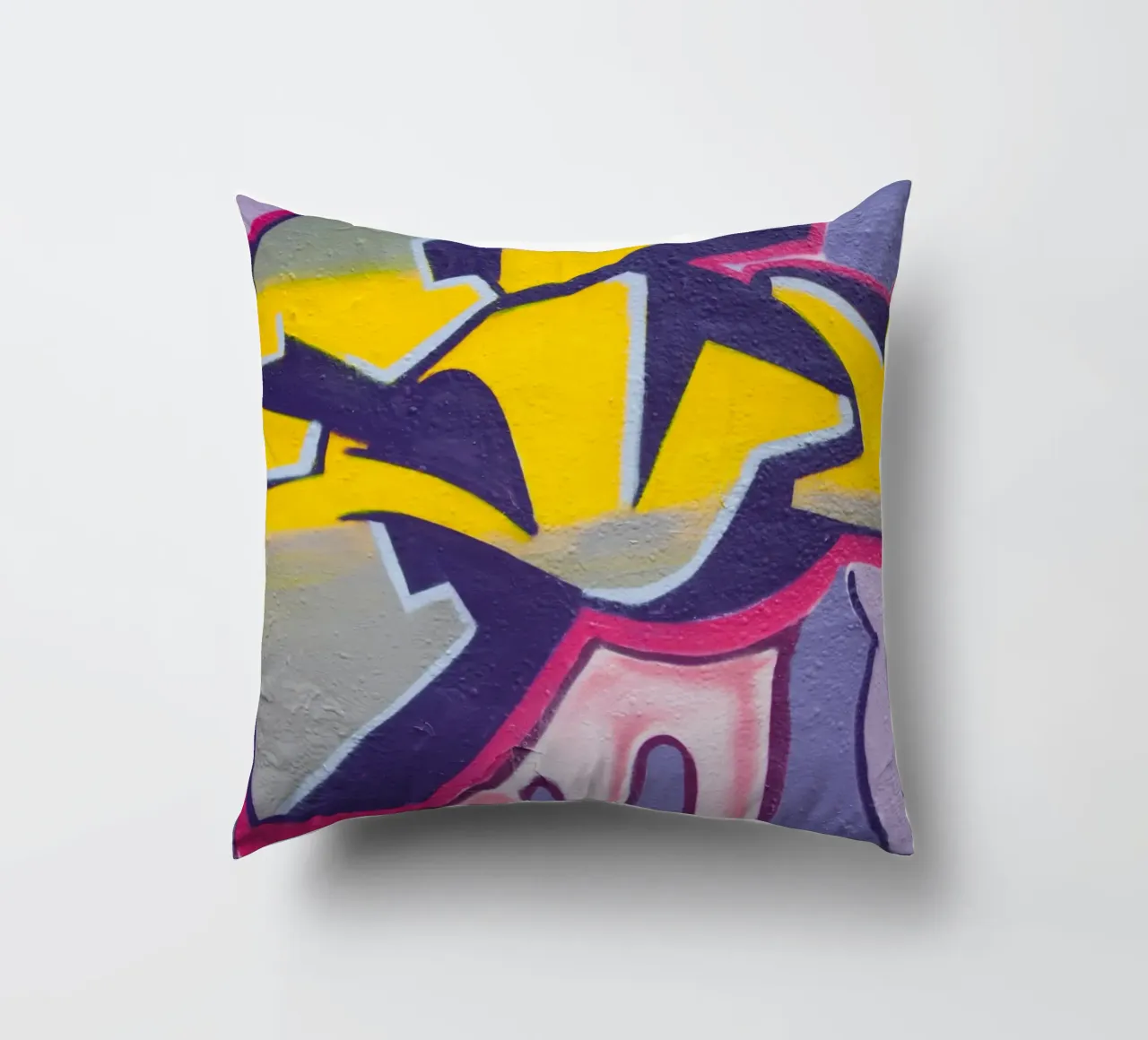Graffiti an der Wand cuscino da Flo Klein
