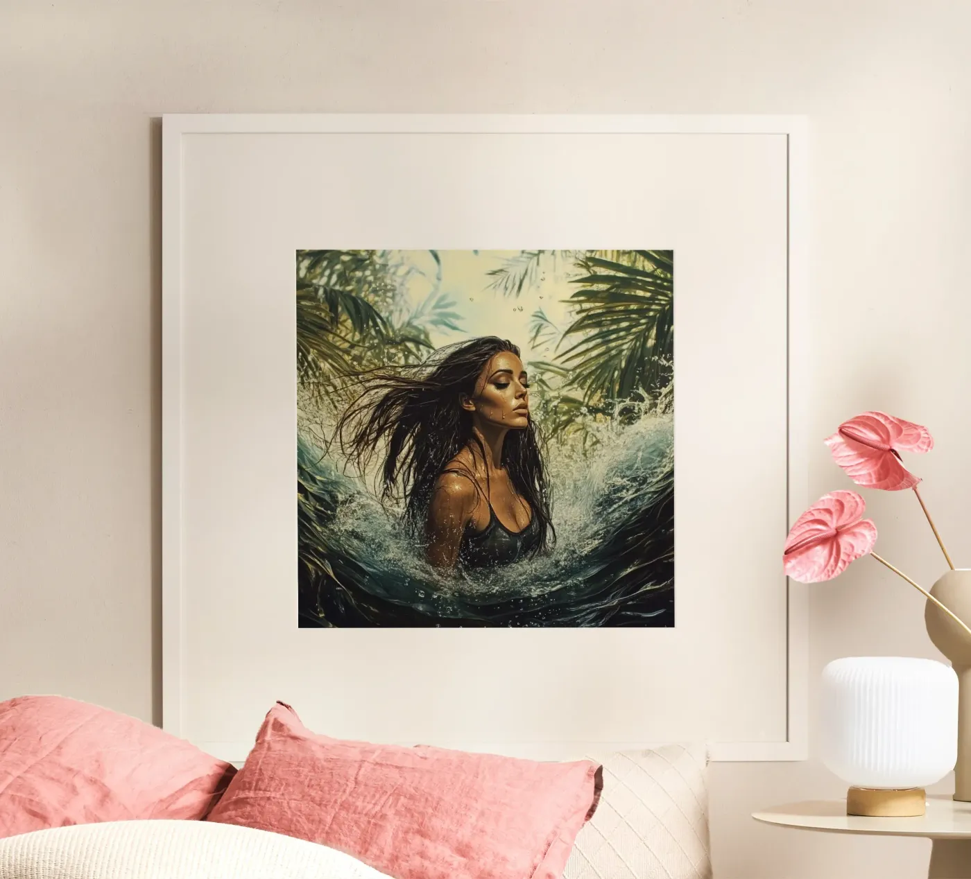 Jungle Waterfall poster da Synthaira