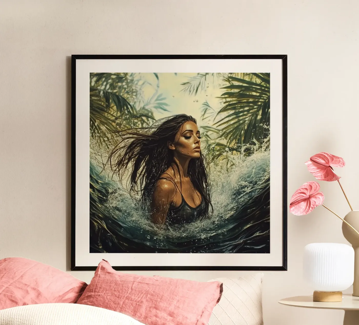 Jungle Waterfall poster da Synthaira