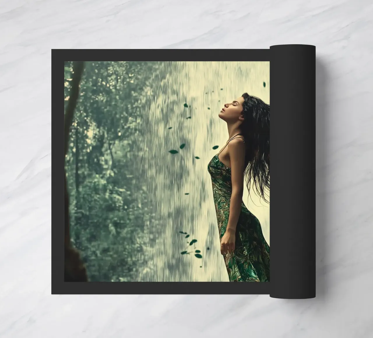 Cascata nella giungla zerbino da Synthaira