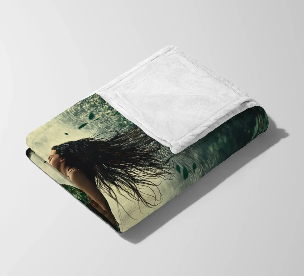 Cascata nella giungla coperta in pile da Synthaira