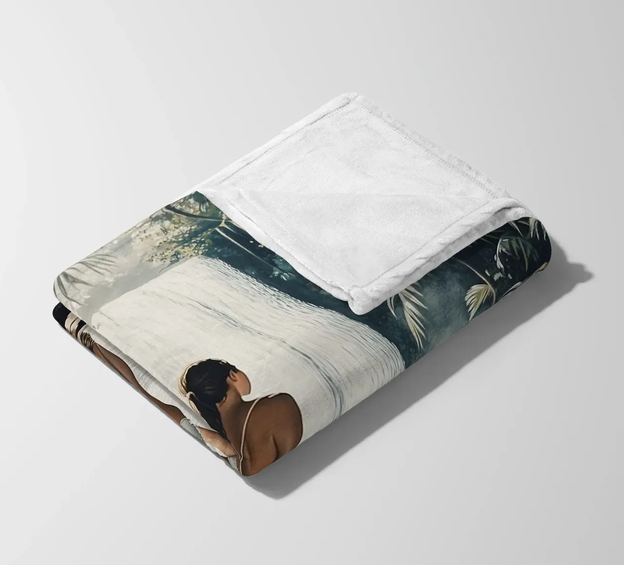 Cascata nella giungla coperta in pile da Synthaira