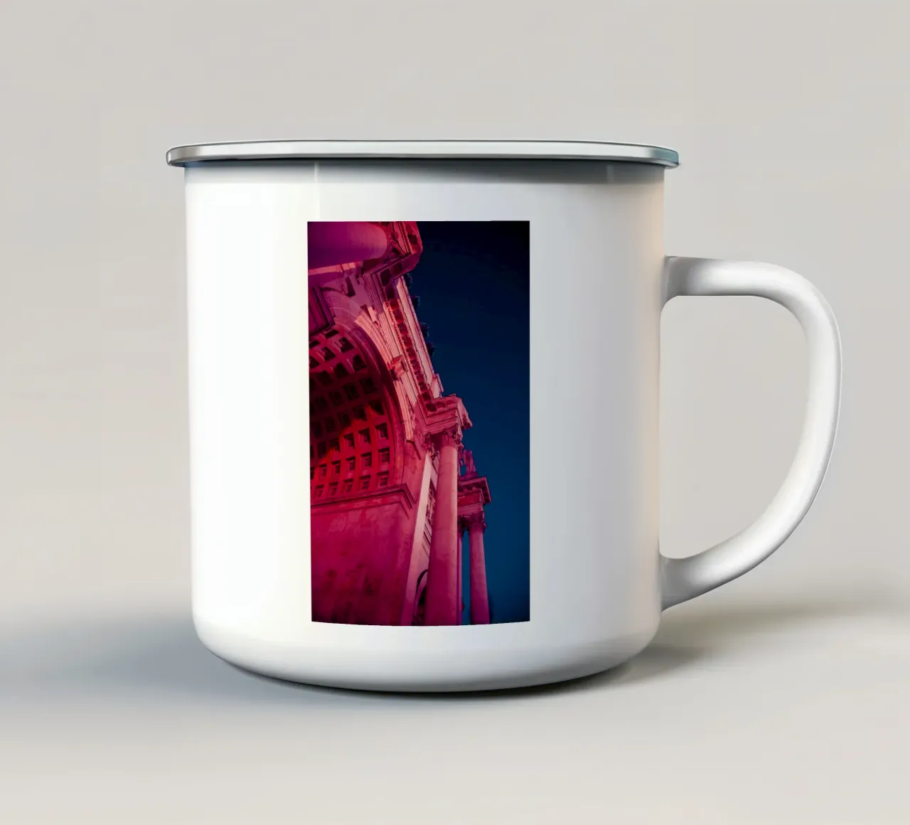 München Siegestor tazza in smalto da Flo Klein