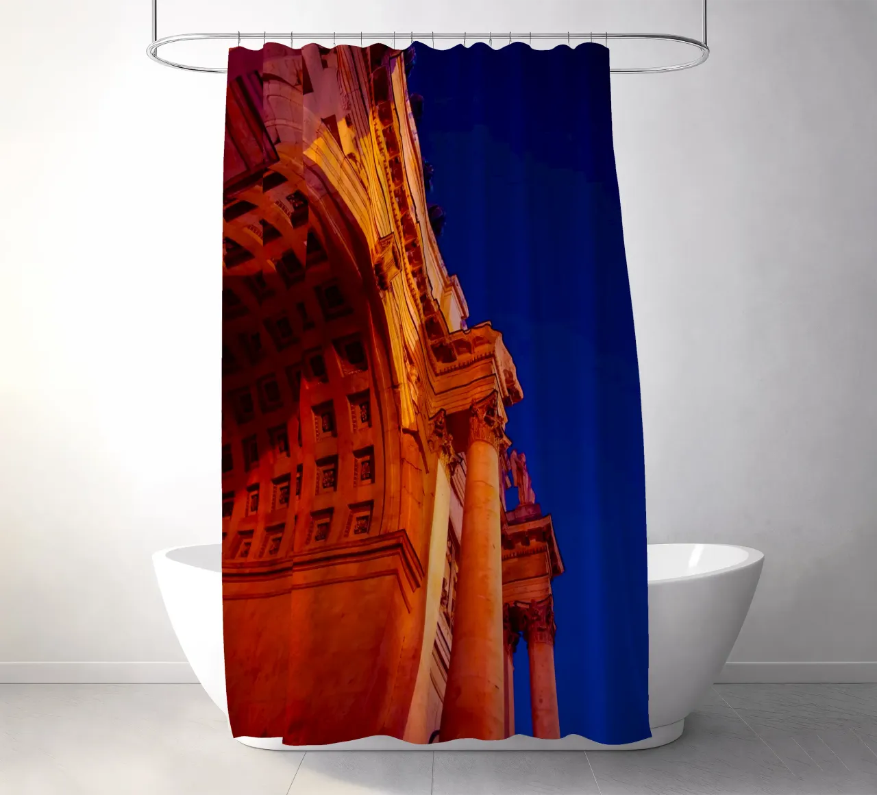 München Siegestor Red tenda da doccia da Flo Klein