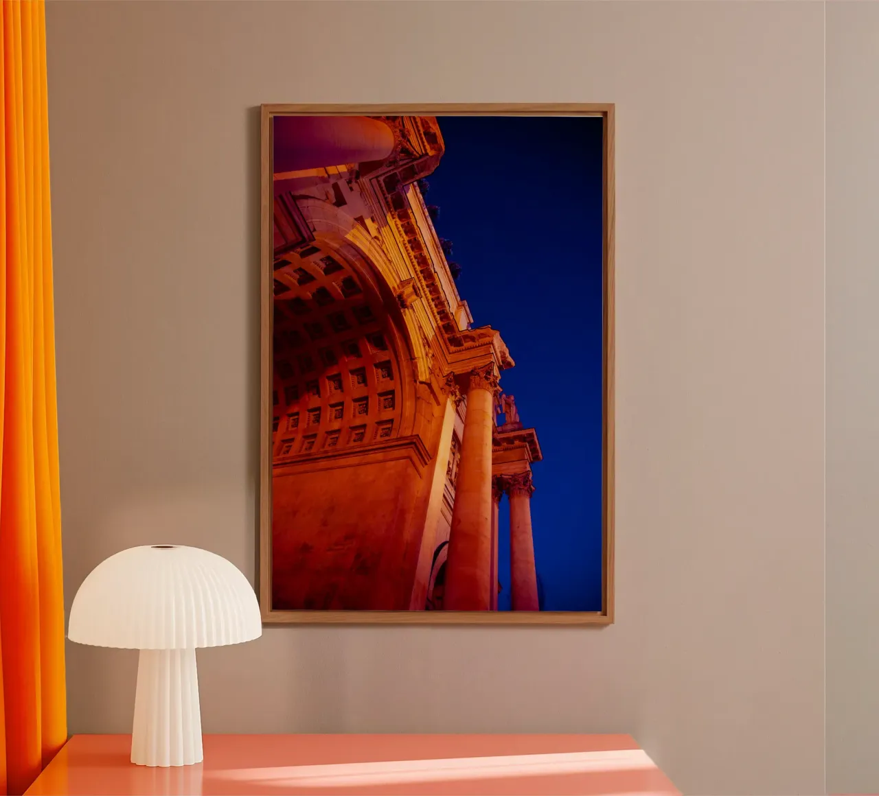 München Siegestor Red alluminio dibond da Flo Klein