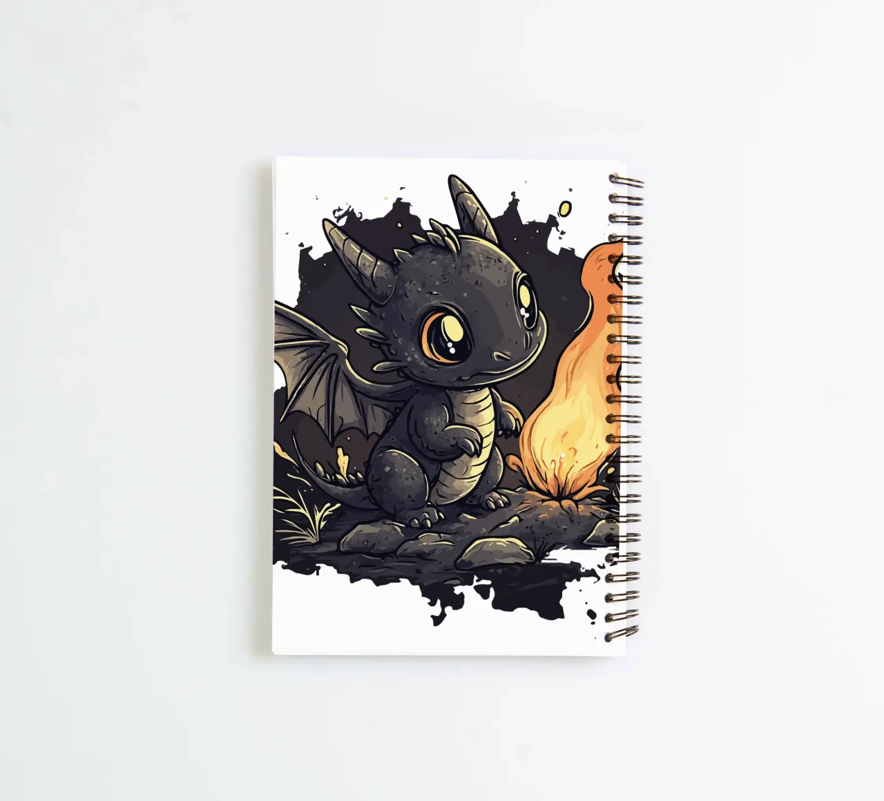 dragon spiral notebook by Synthaira