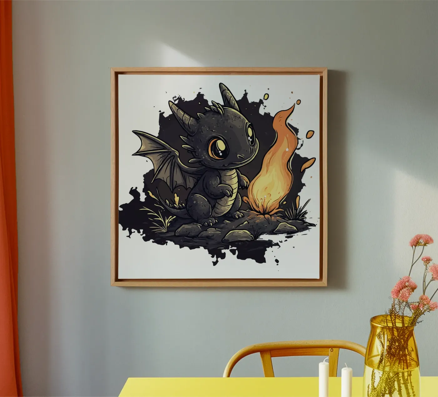 dragon canvas van SternchenStudio