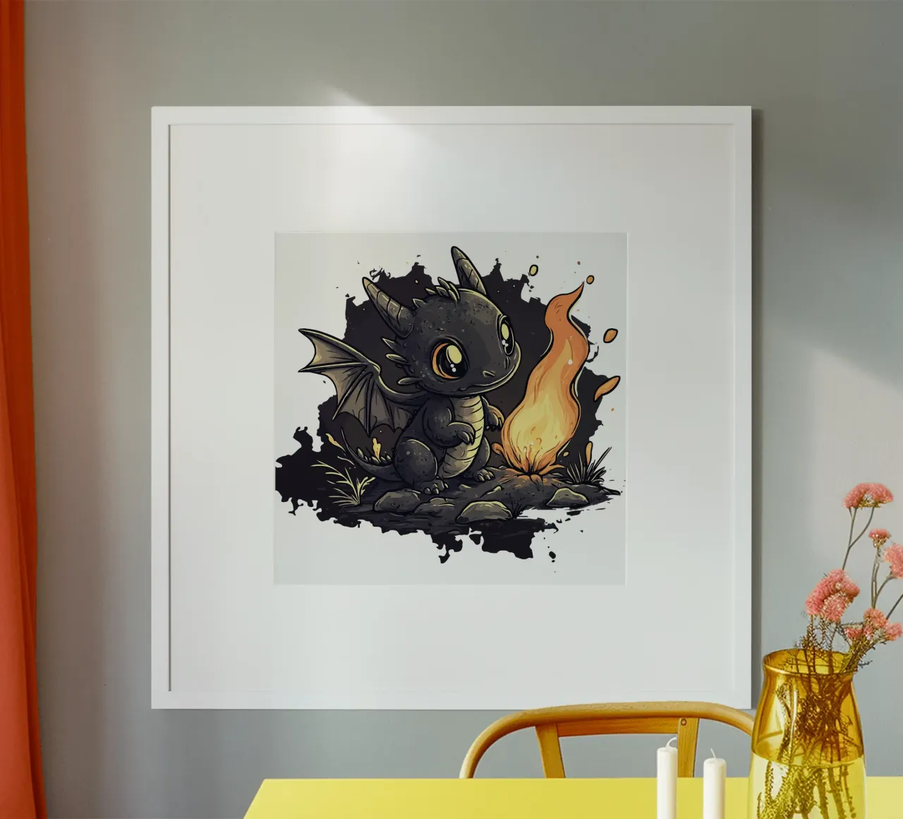 dragon poster da Synthaira