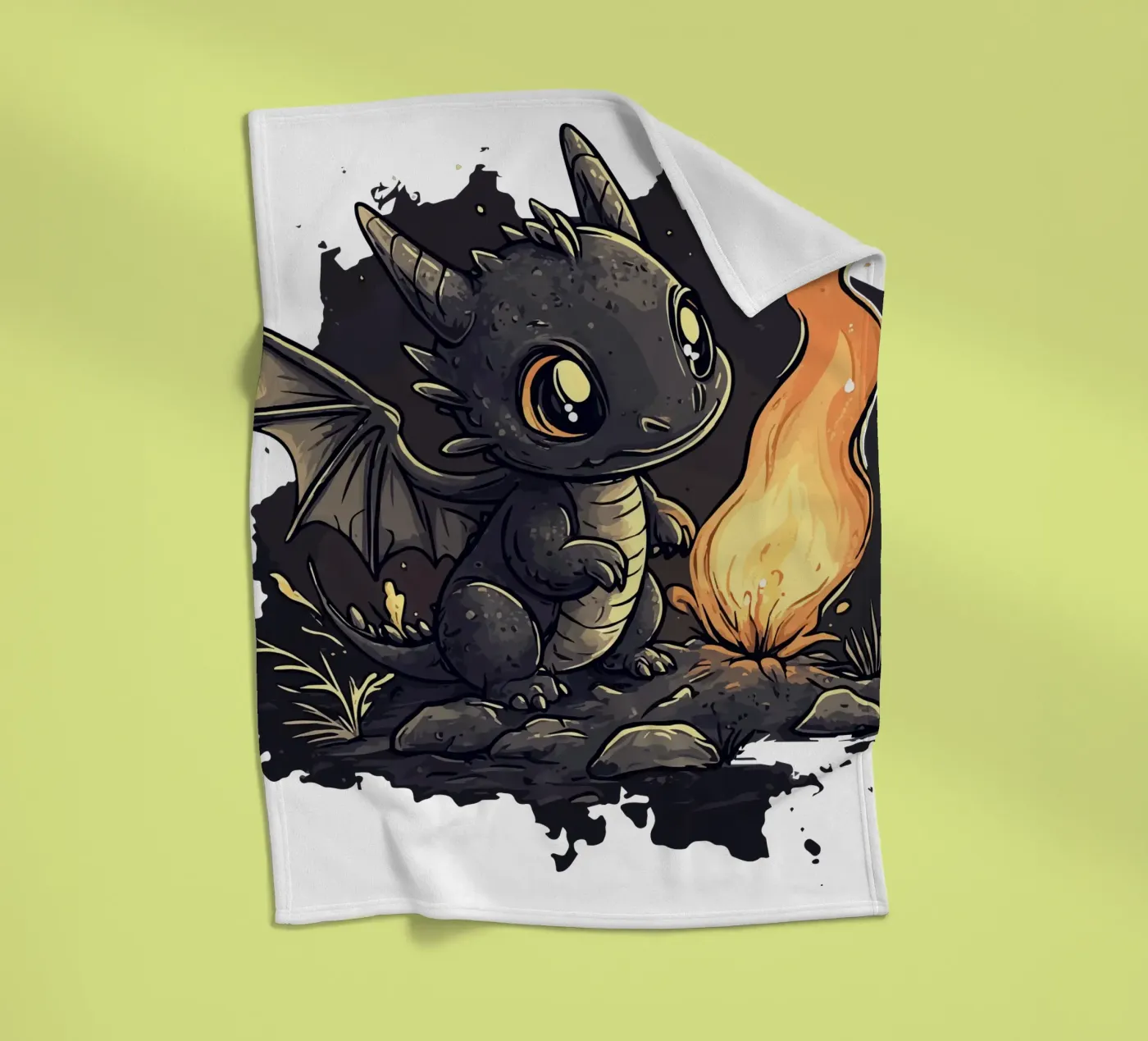 dragon coperta in pile da SternchenStudio