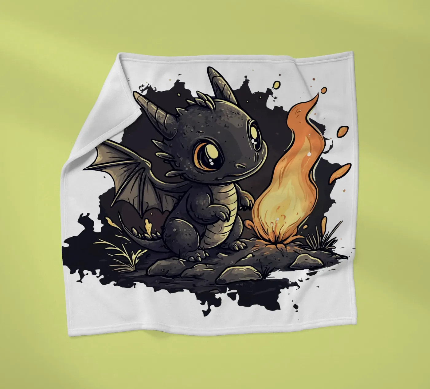 dragon coperta in pile da SternchenStudio