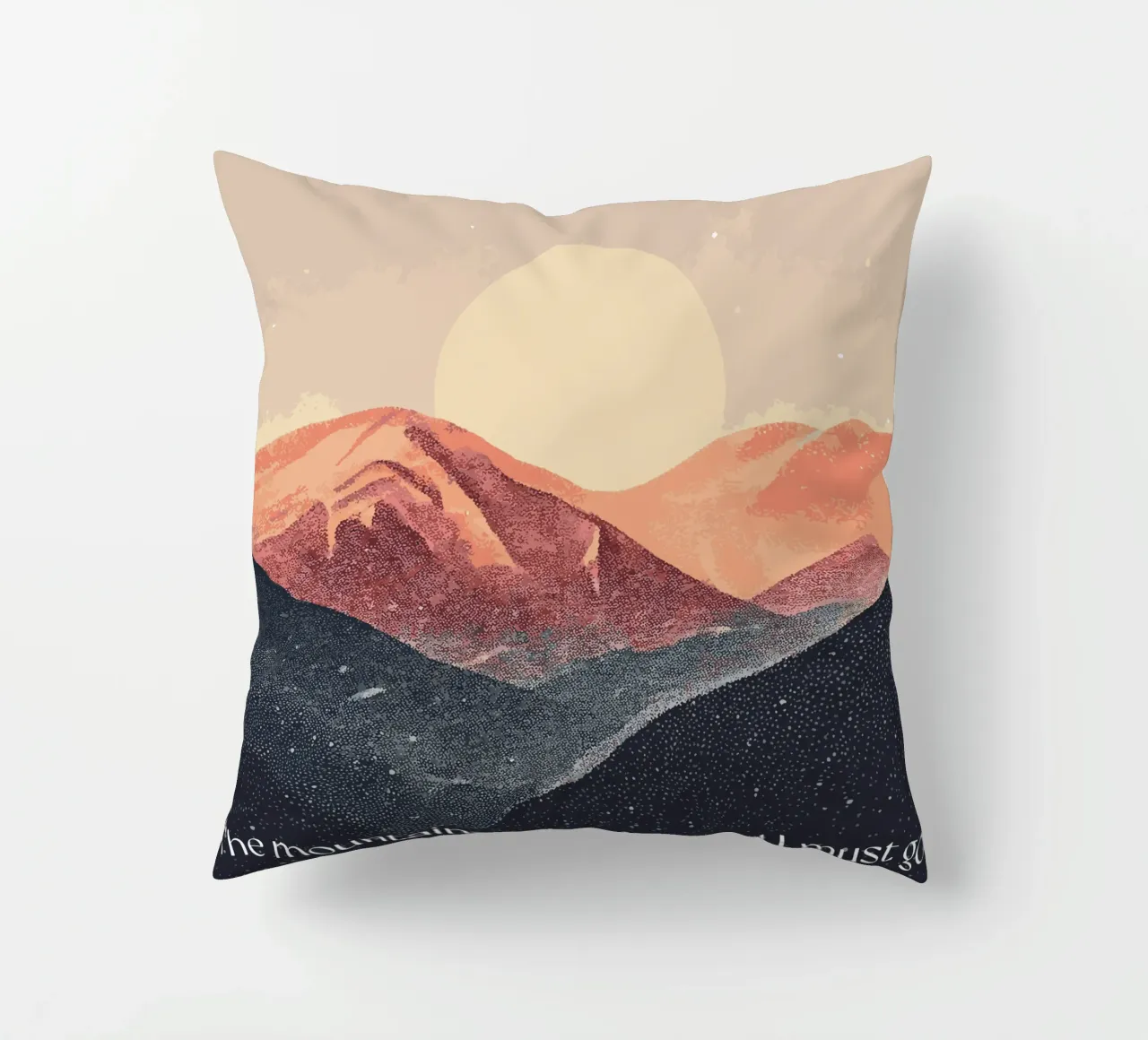 The mountains are calling cojín de Synthaira