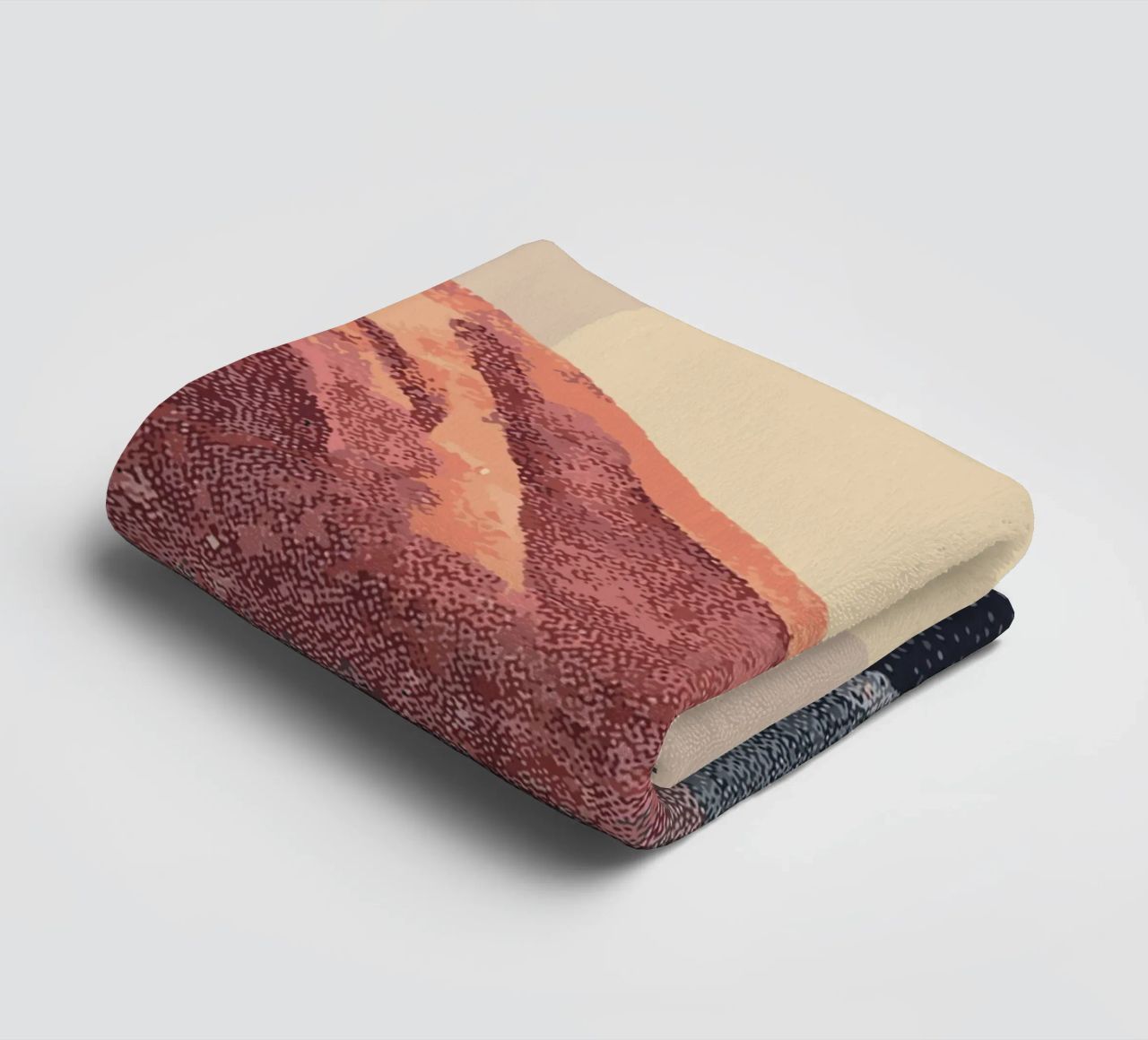 The mountains are calling asciugamano da bagno da Synthaira