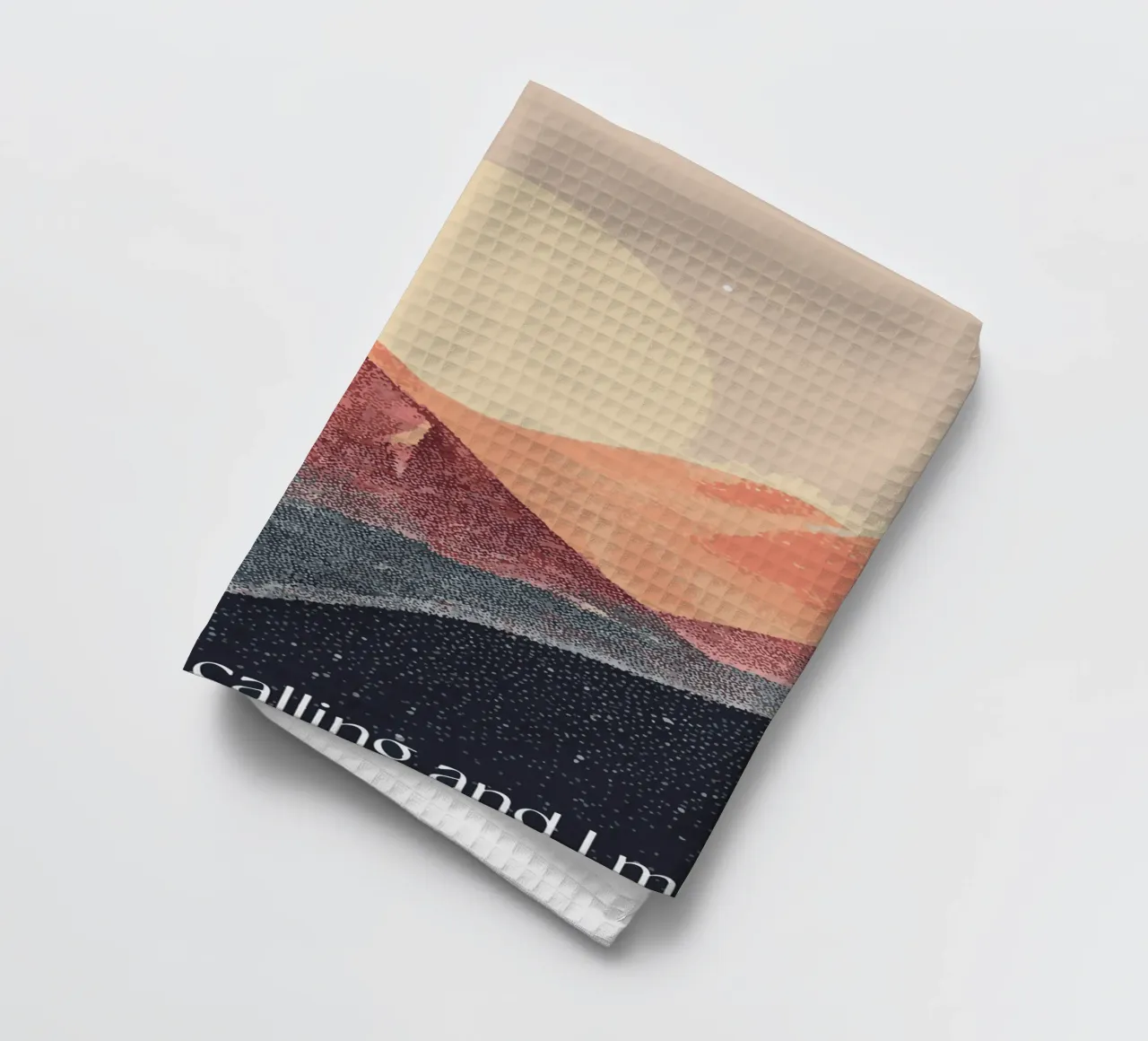 The mountains are calling torchon de Synthaira