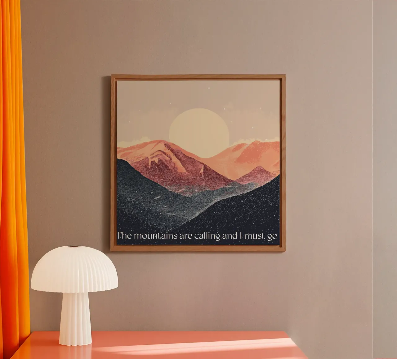 The mountains are calling alluminio dibond da Synthaira