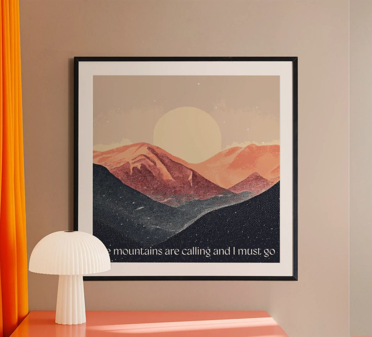 The mountains are calling carta hahnemühle da Synthaira