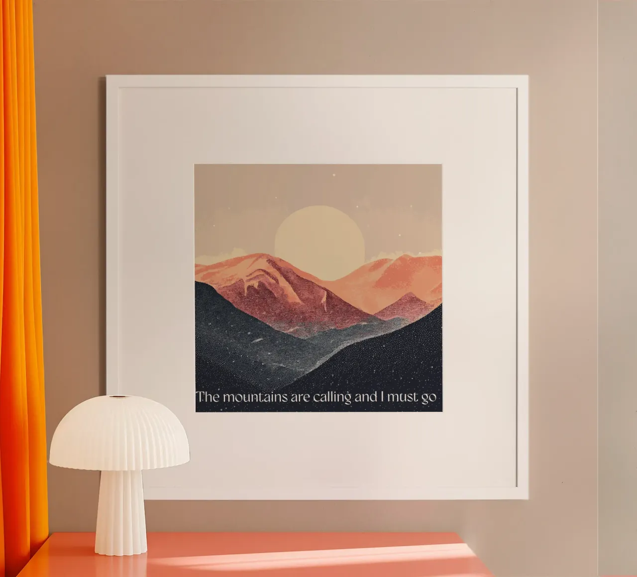 The mountains are calling carta hahnemühle da Synthaira