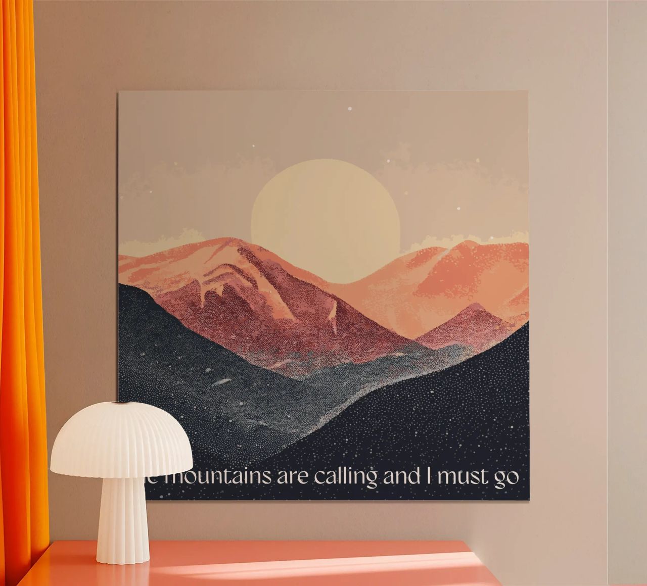 The mountains are calling carta hahnemühle da Synthaira