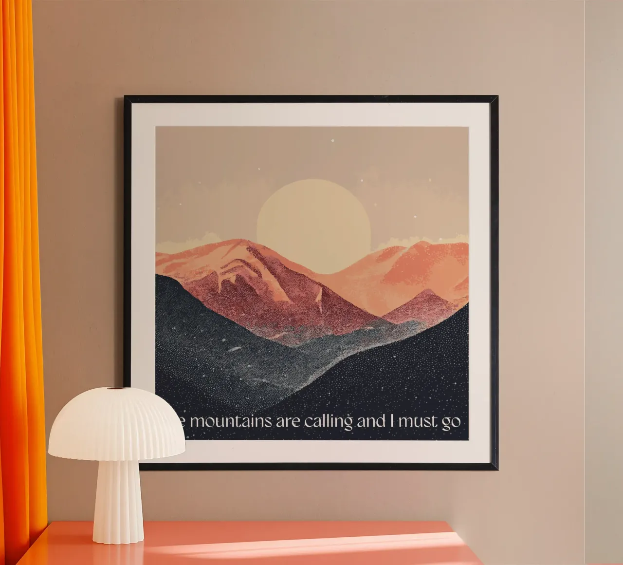 The mountains are calling carta hahnemühle da Synthaira