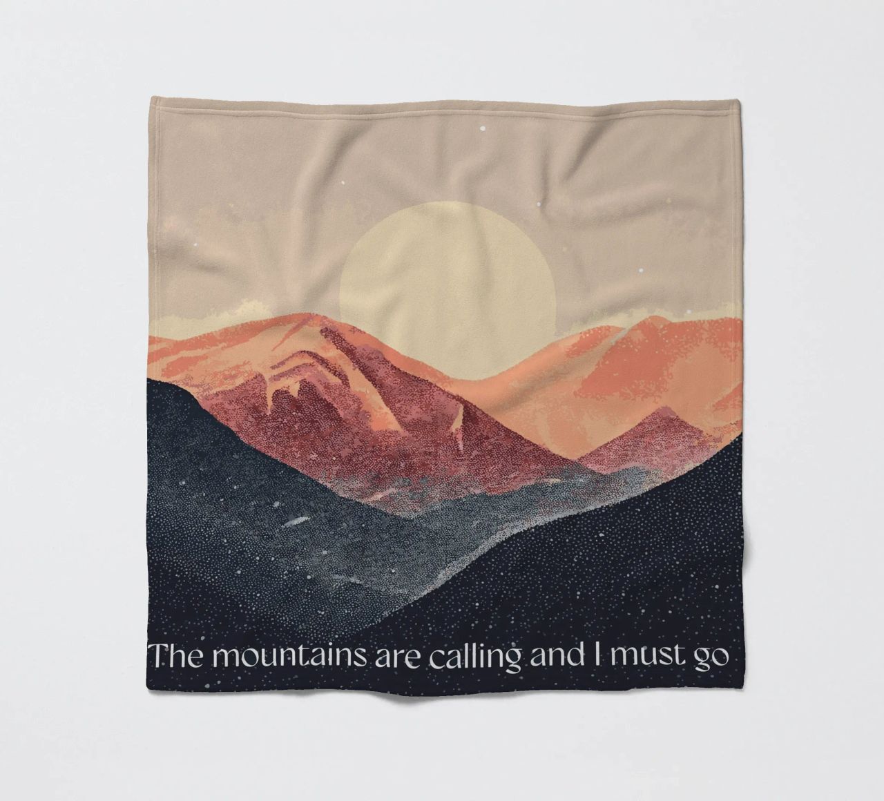 The mountains are calling coperta in pile da Synthaira