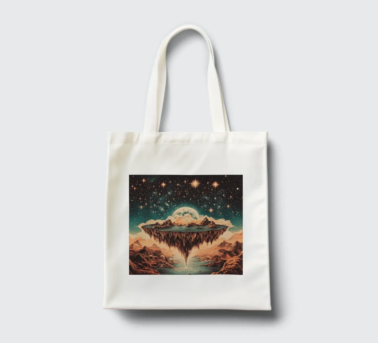 Floating Island borsa in juta da Synthaira
